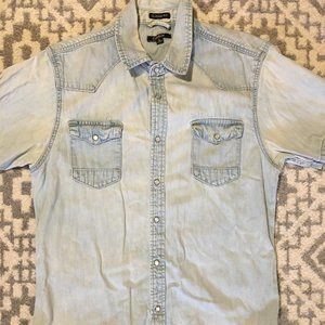 cool men's jeans shirt